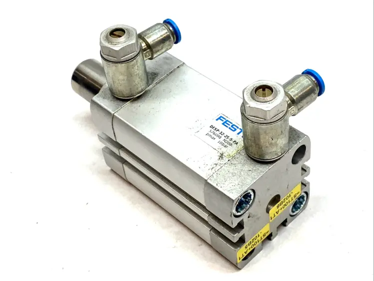 Used FESTO STOPPER CYLINDER PNEUMATIC 32MM BORE 25MM STROKE 576098 Pneumatic Cylinders | Maverick Industrial Sales #1104274