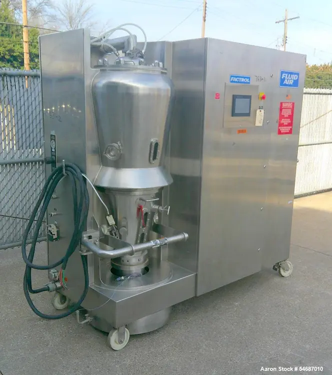 Used FLUID AIR 0020P Fluid Bed Dryers Illinois US | Aaron Equipment #1512895