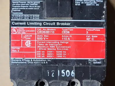 USED SIEMENS CED63B110