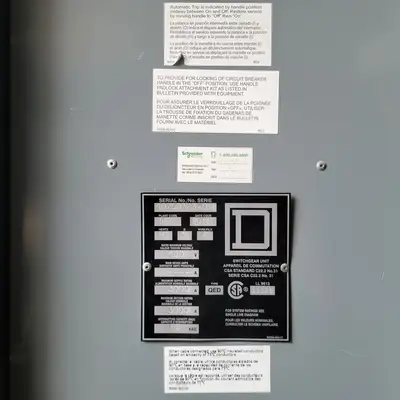Used 2019 SQUARE D QED Switchgears British Columbia CA | Lenmark #239362
