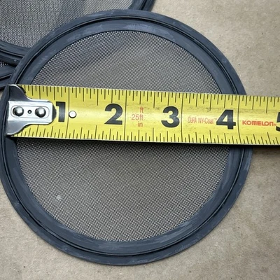 (4) Tri Clamp Screen Gasket 4" Black EPDM 150 Mesh ?? NNB Fast Shipping!