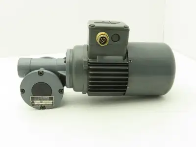 ATB BAF63/2C-7 Gear Motor .37kw 400/230V 3PH 15:1 Reducer SPN FF56 19mm Shaft