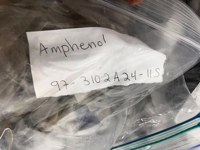 Collection of Industrial Connector Kits and Parts Amphenol Souriau Omega Engineering
