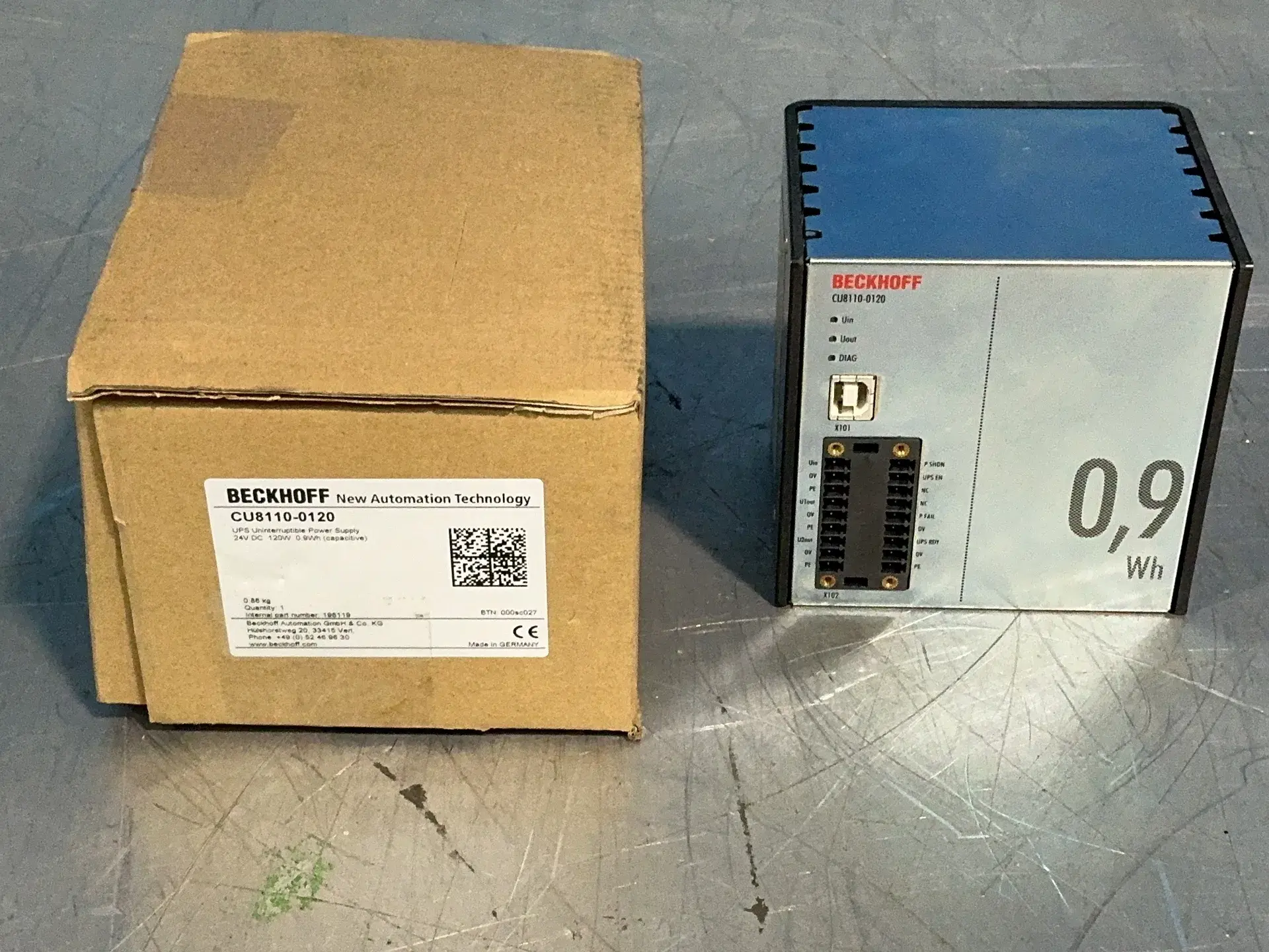 Used BECKHOFF CU81100120 Uninterruptible Power Supplies Ohio US | HGR 24 #1291902