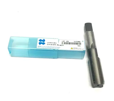 NEW OSG STRAIGHT FLUTE TAP: 3/4-16 UNF, 4 FLUTE 2B CLASS OF FIT