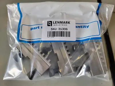 Lathe Chuck Top Jaws 3-3/4" x 2-1/4" x 1" (Set of 3)