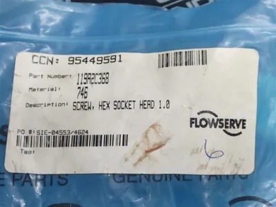 Lot of 8 Flowserve 119A2C368 Socket Screws Hex Head WB 6-230 New
