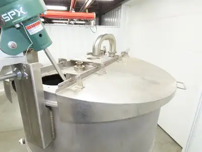 Groen Direct Steam Kettle 200 Gallon Food Grade Mixing Tank 1/3Hp Lightnin