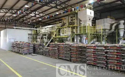USED COMPLETE PELLET MILL 3 TPH SOFTWOOD PELLET OPERATION