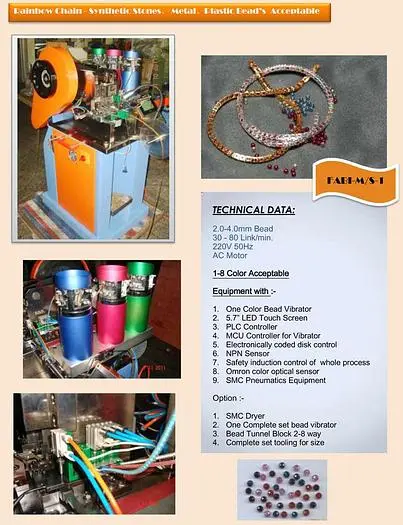 NEW GoldPro® Milano Bead/Ball CNC Chain Machine