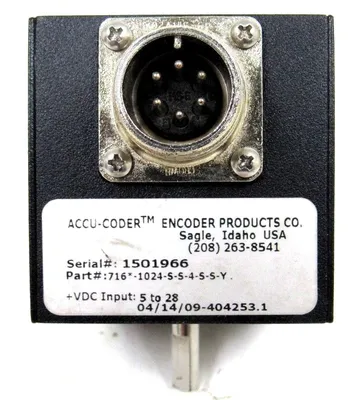 USED ENCODER PRODUCTS 716-1024-S-S-4-S-S-Y ENCODER 7161024SS4SSY