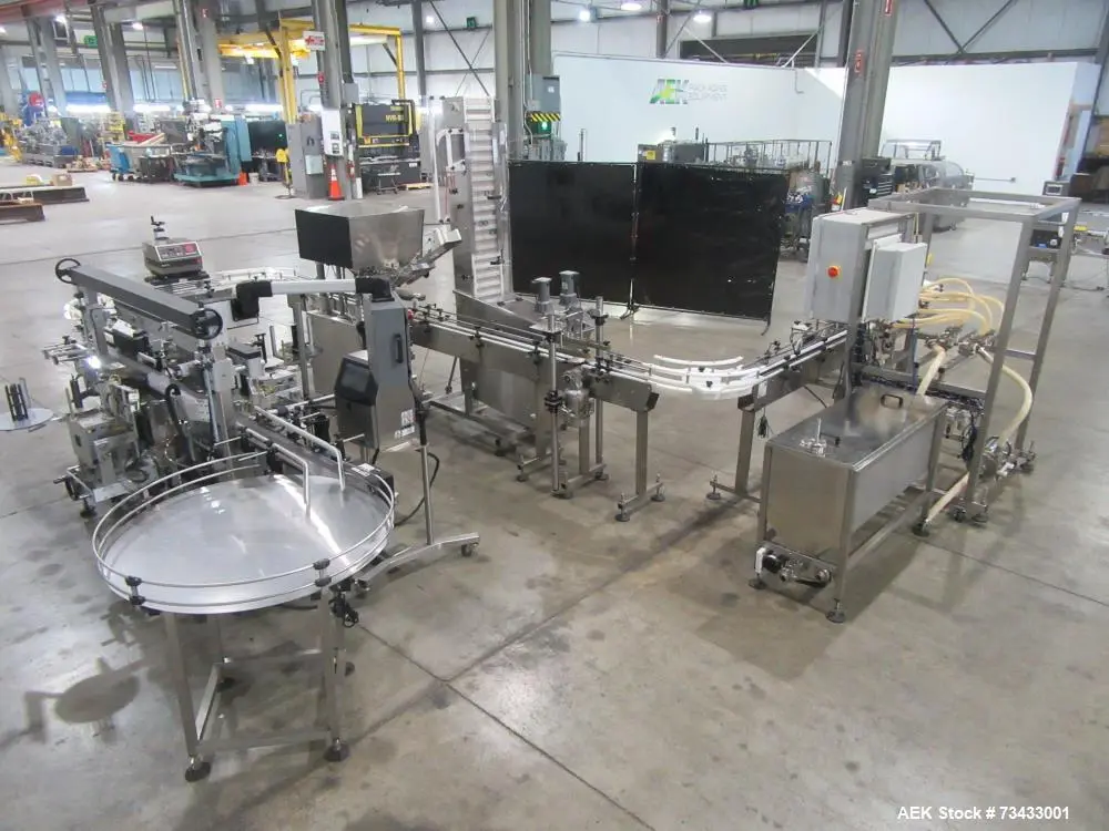 USED INLINE FILLING SYSTEMS COMPLETE L