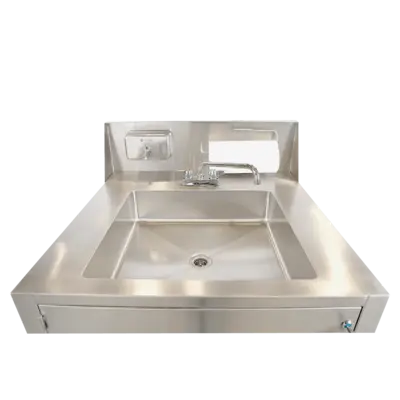 76-0018 Single Basin Self Contained Stainless Steel Sink