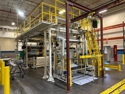 WOLVERINE 63" wide 2-Color Flexographic Printing Line Équipement de revêtement | Perry Equipment (6)