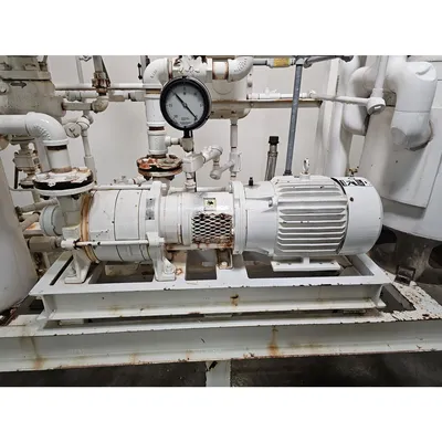 Used 7.5HP Intervac Industrial Vacuum Pump Package