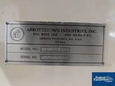 USED VINYLETECH ABBOTTSTOWN 24" Vinyletech Abbottstown Sheet Cooling Stack