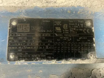 Used WEG 15012EP3G447T Motors (misc) Ohio US | HGR 24 #1309891