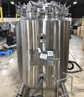 Reactor, 106 Gallon (400 Liters), 316L Stainless Steel, Jacketed, 50 PSI Internal - #S745276