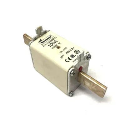 USED COOPER BUSSMANN PHOTOVOLTAIC FUSE 100A, 1000V