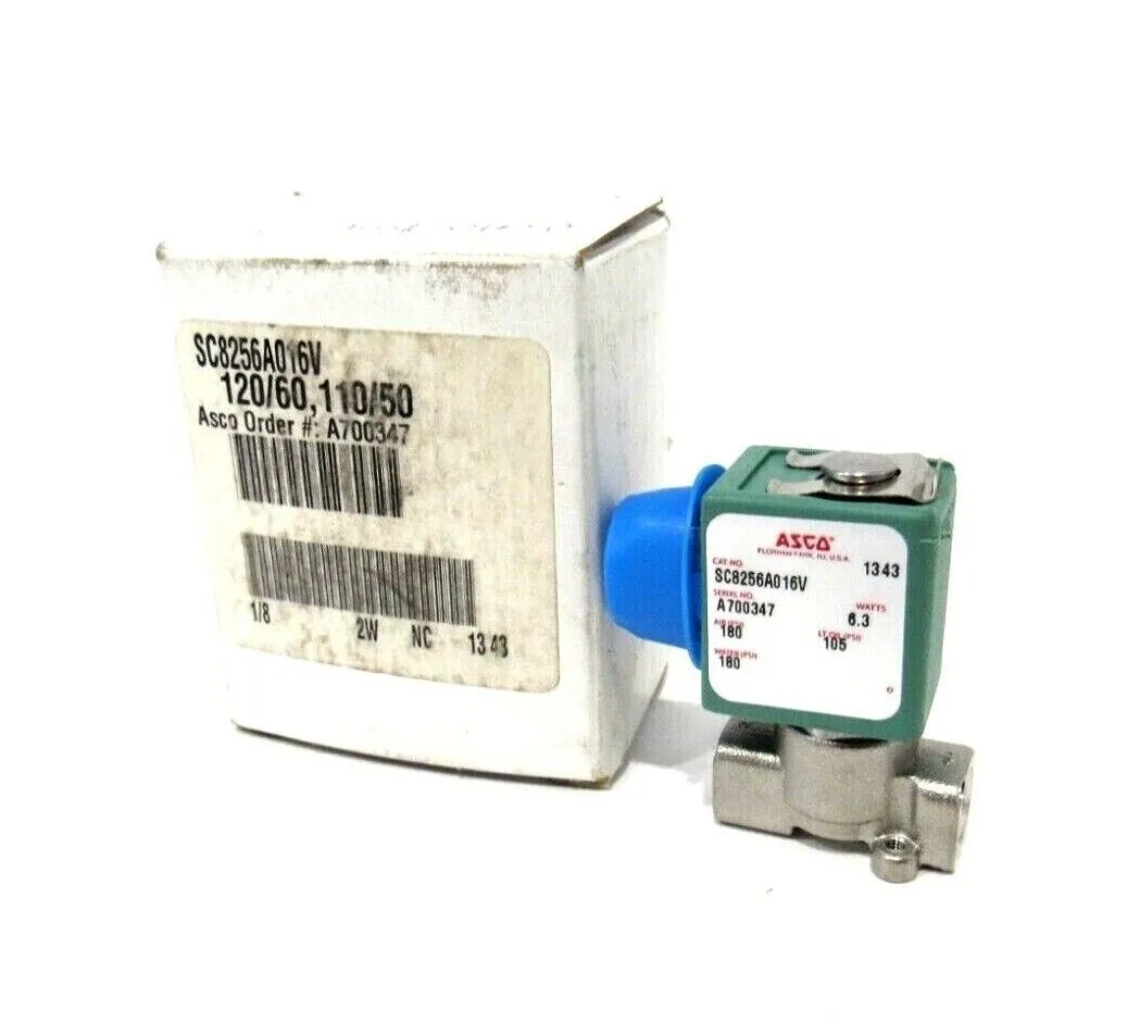 NEW ASCO SC8256A016V SOLENOID VALVE 120/60,110/50