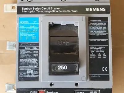 NEW 2017 SIEMENS FXD63B250
