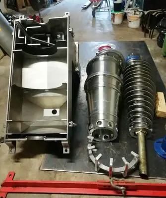 Alfa-Laval UVNX 414B-11G tricanter centrifuge, 316SS.