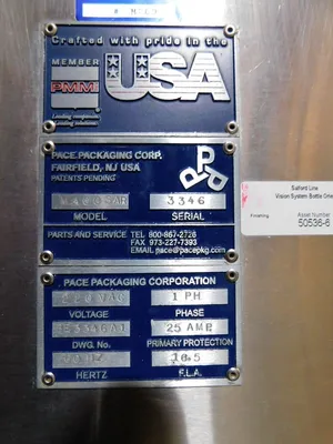 USED Pace Packaging Corp. Omni Line M-400