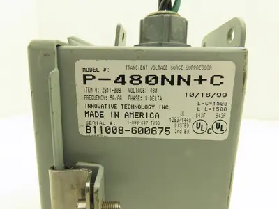 Innovative Technology P-480NN+C Transient Voltage Surge Suppressor 480V 3PH