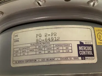 New | in-Stock MERCOID PG 2-P2 Relays & Switches | Surplus Asset Holdings #1205763