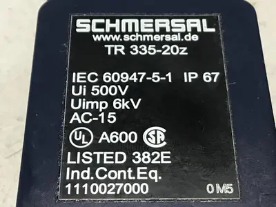 USED SCHMERSAL TR 335-20Z