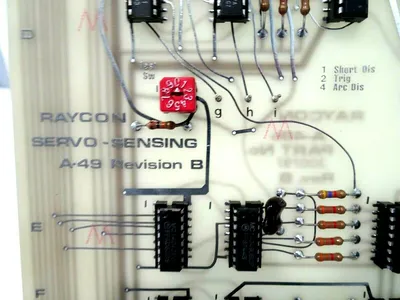 USED RAYCON 300797 SERVO-SENSING BOARD A-49B REV.B