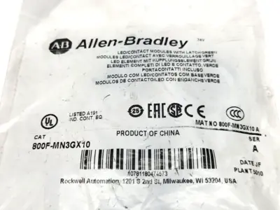 USED ALLEN-BRADLEY 800F-MN3GX10