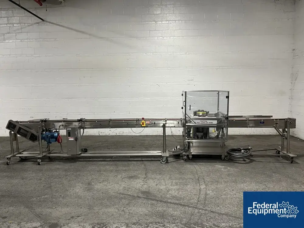 Unknown Rotary Capper, with Conveyor