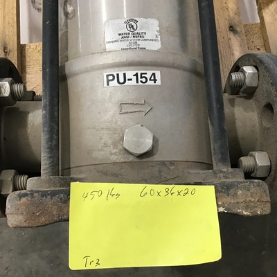 Grundfos A96523763-P10751197 Vertical Multistage Centrifugal Pump 3521RPM 60Hz