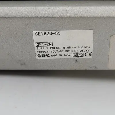 Used SMC SMC CE1B20-50 & MONOSASHI-KUN MODEL: CE-1 STROKE READING CYLINDER ON MOUNTING PLATE Cylinders | ND Industrial Surplus #1219029