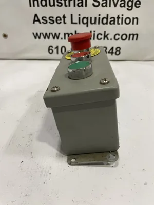 Start/Stop E-Stop 3 Button Pushbutton Enclosure Control Station