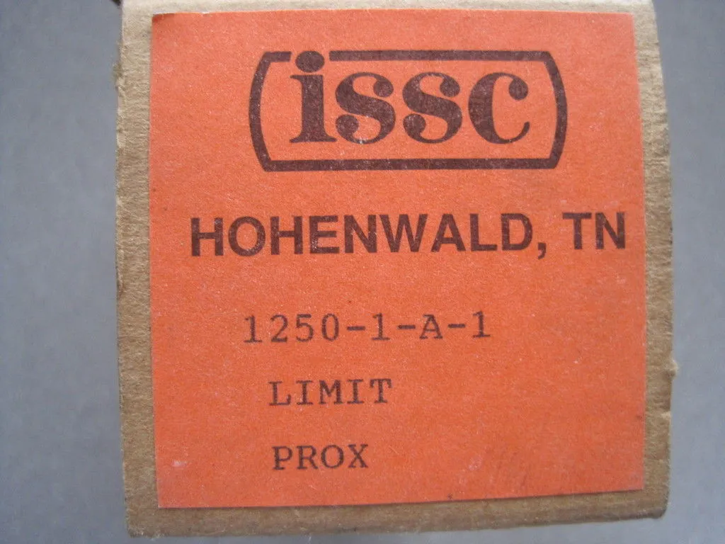 NEW ISSC 1250-1-A-1 PROX SWITCH 12501A1
