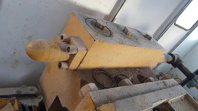 USED OILWELL SUPER 48 4.5X8 TRIPLEX WELL SERVICING REVERSING MUD PUMP