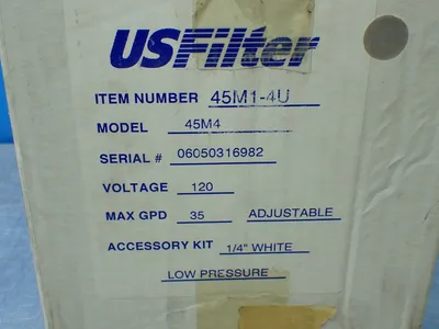 NEW US FILTER 45M4