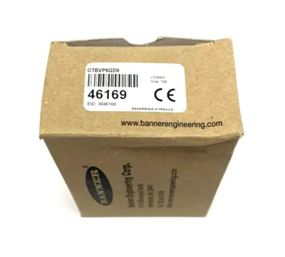 New | in-Stock Banner Engineering Optical Momentary Action Touch Button w/Black F.C. 46169 Photoelectric Sensors Michigan US | Maverick Industrial Sales #1403005