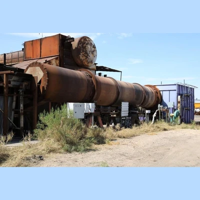 6ft Dia. x 45ft Long Rotary Kiln Incinerator