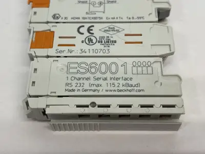 Used Beckhoff EtherCAT Terminal, 1-channel Communication Interface, Serial PLC Processors Michigan US | Maverick Industrial Sales #1394720
