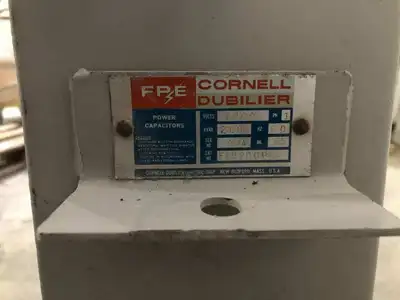 FPE Cornell Dubilier FCB200P2 200KVAR Power Capacitor 7200V 60Hz 1PH