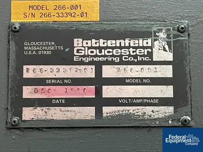 USED Gloucester 6" Gloucester Water Ring Pelletizing Line