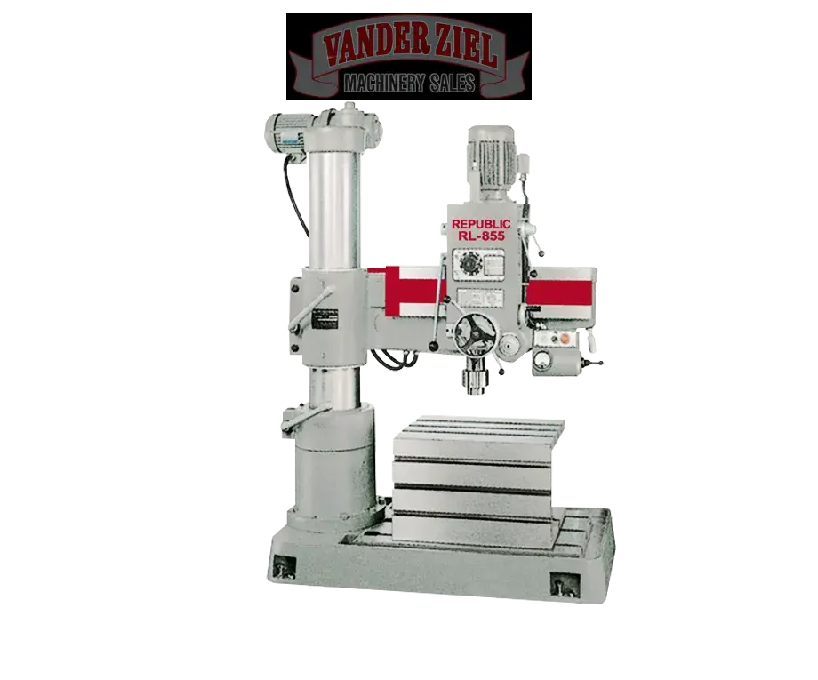 Lagun 21" / 25" x 8" Radial Drill, Models 855 & 955 - NEW