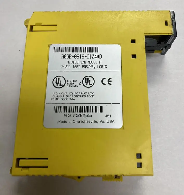 Used FANUC A03B-0819-C104 PLC Input & Output | Surplus Asset Holdings #1216871