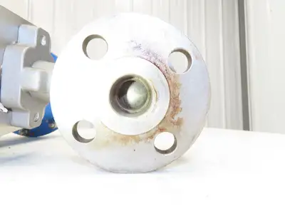 ABB Electro-Pneumatic Valve Positioner with 1" ANSI Flange Ball Valve