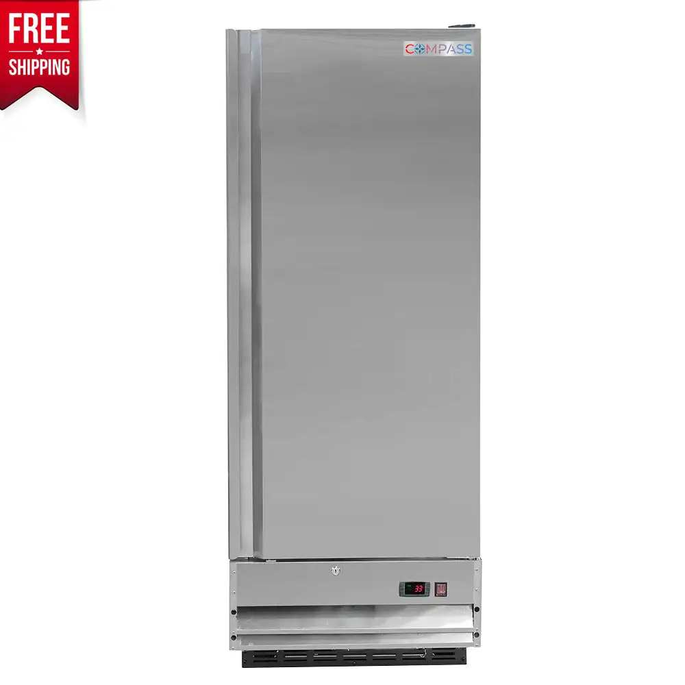 Compass SD12R - 24 3/4" One Section Reach In Refrigerator, (1) Solid Door, 115v