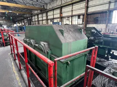 Used SAMUEL PLATT BRIGHT BAR DRAWING, STRAIGHTENING & SAWING LINE (14722) Draw Benches Connecticut US | Machinery International LLC #1557867