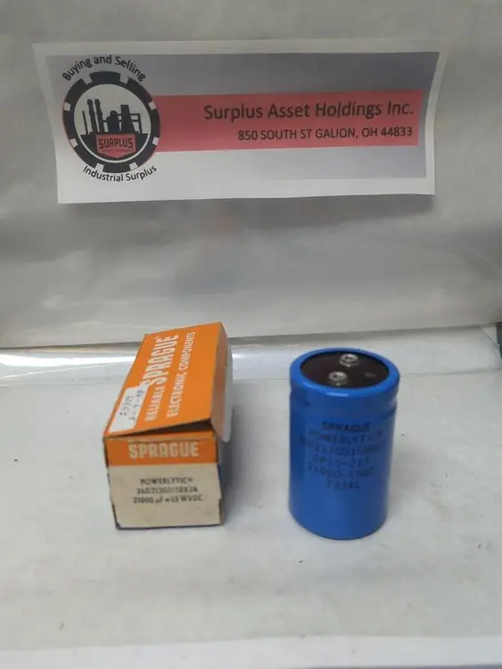 New | in-Stock SPRAGUE 36D213G015BB2A Miscellaneous Equipment (Electrical & Power) Ohio US | Surplus Asset Holdings #1209086